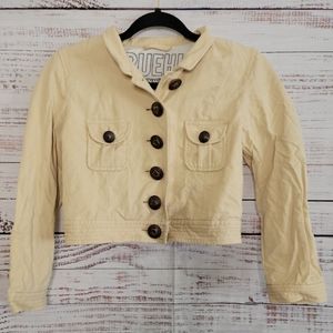Ruehl S Cropped Military Style Jacket